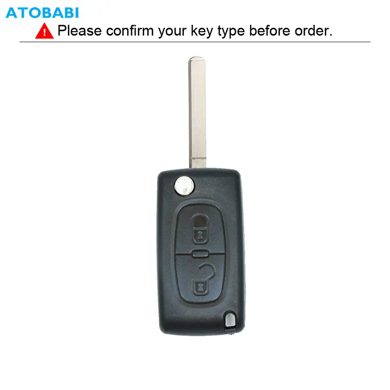 TPU Car Key Cover For Peugeot 308 3008 5008 307 207 4007 Citroen C2 C3 C4 Folding Remote Control Protector Case Auto Accessories