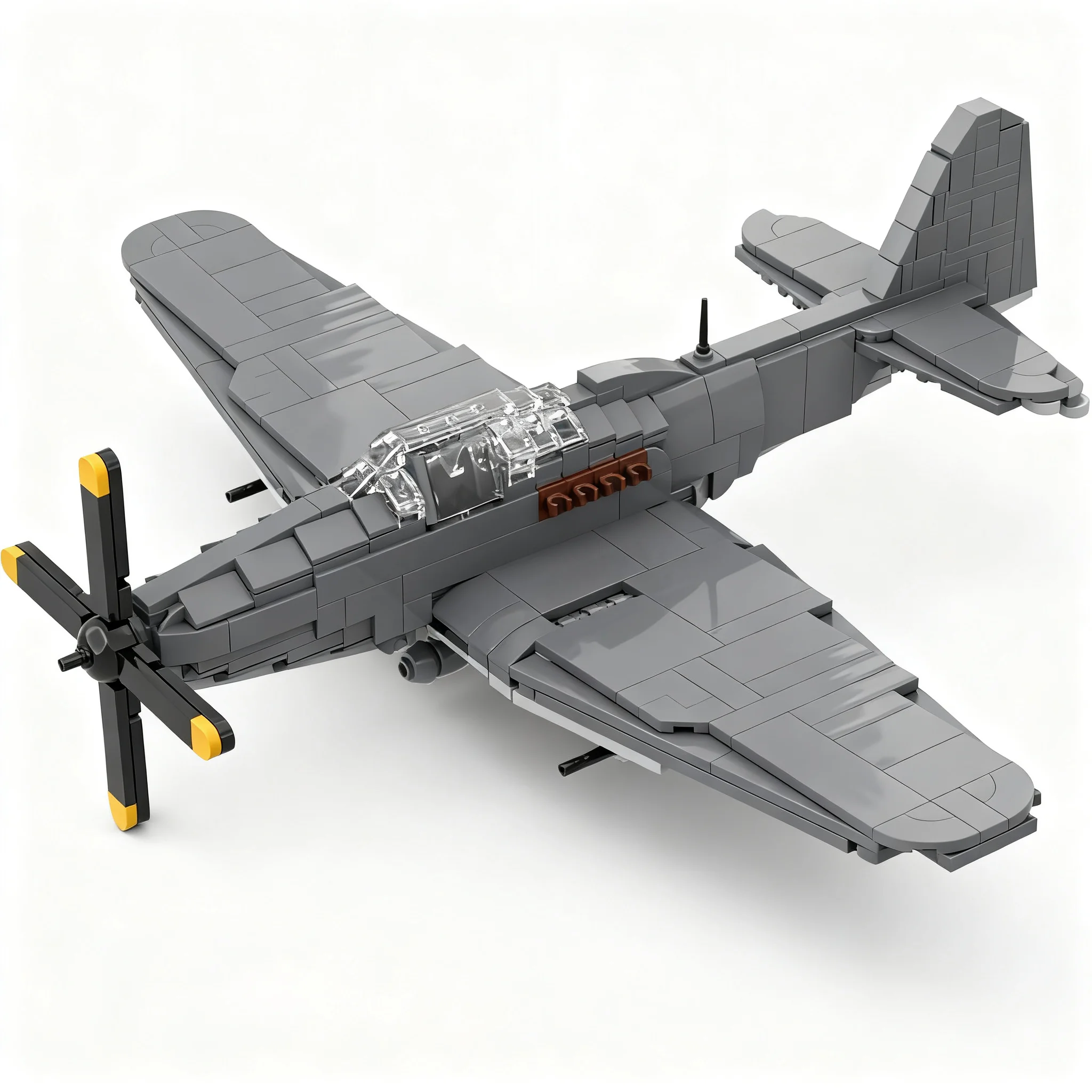 659pcs MOC P-63 King Cobra 1 35 Scale Creator Creator Expert Model Building Blocks Architecture Education Craft Idea Creative