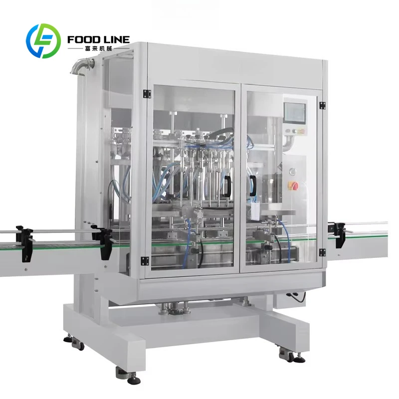 Precision Customized Shampoo Bottle Filling Machine PLC+Touch Screen Automatic Packaging