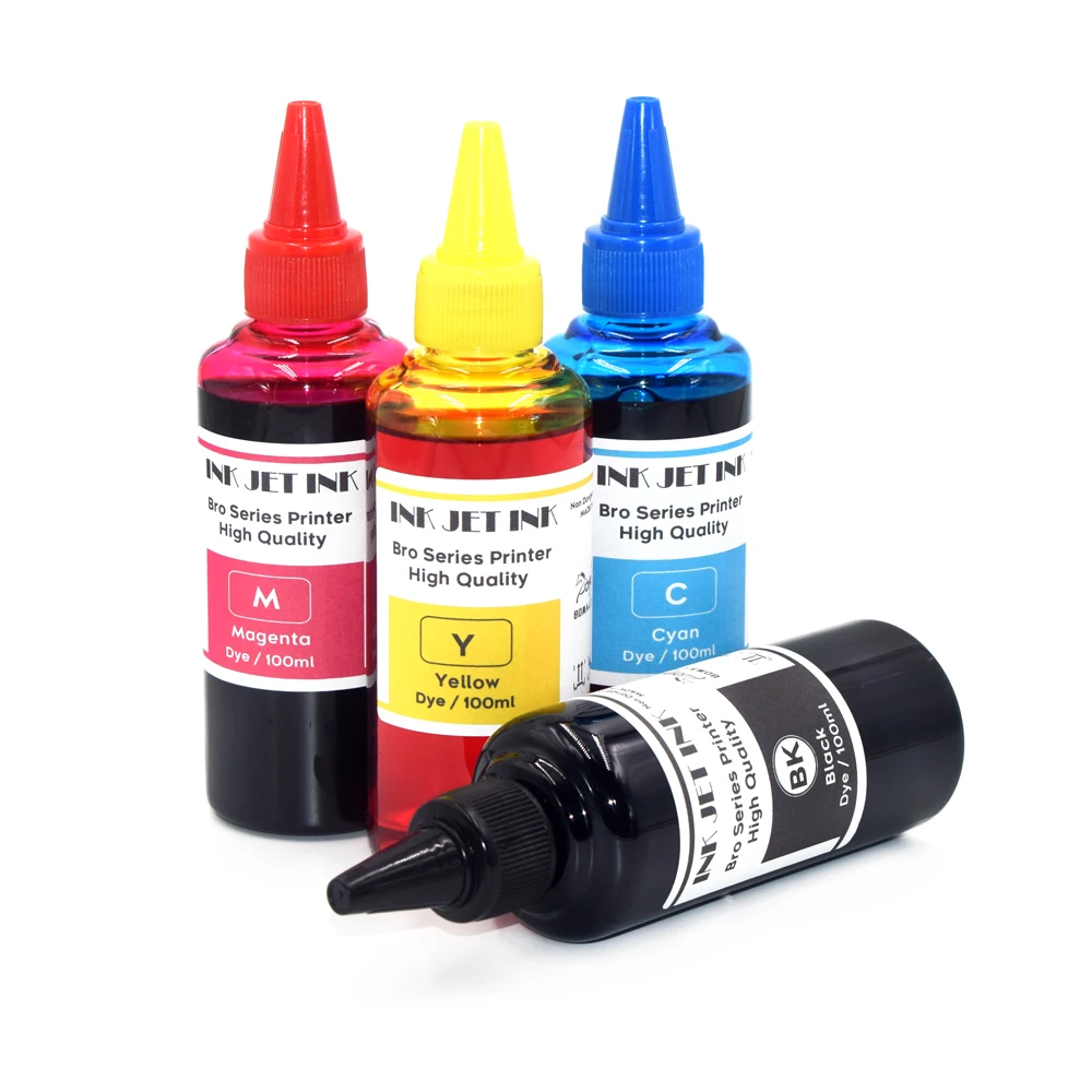 BOMA.LTD Water Based Dye ink Refill For Brother LC434 LC434xl 434 DCP-J1200W Printer Refill ink Cartridge