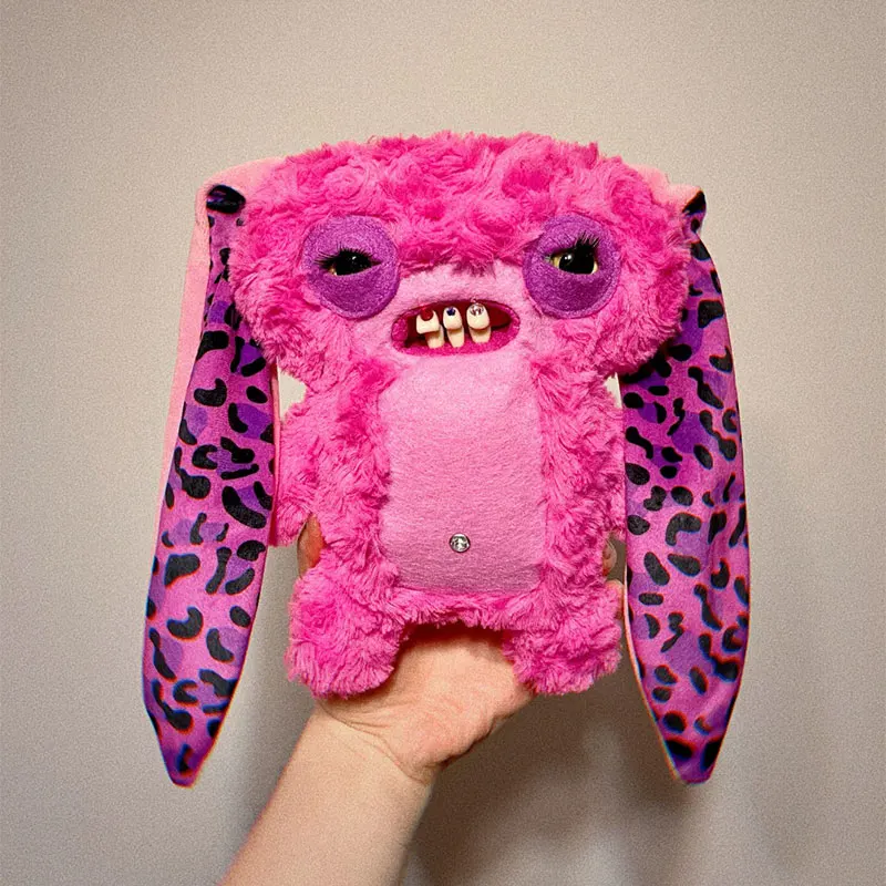 22cm Original Fuggler Baddies Plush Toys Funny Ugly Teeth Monster Leopard Print Dolls Soft Stuffed Animal Girl Plushies Toy Gift view 4