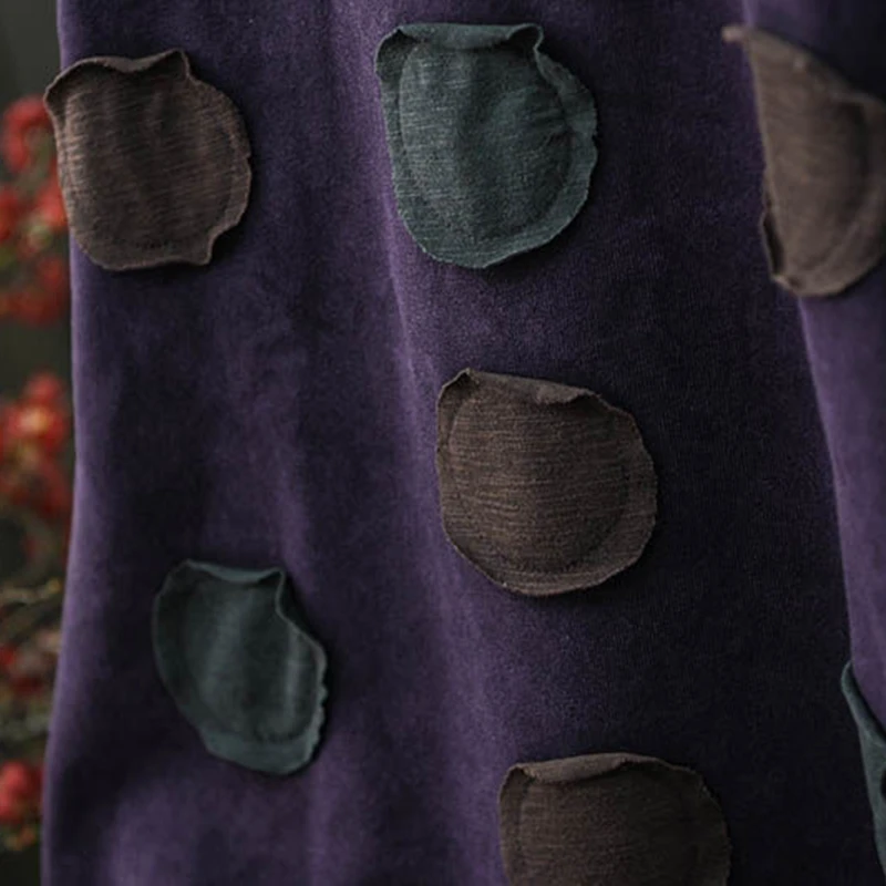 เสื้อสเวตเชิ้ตแขนยาวผู้หญิง สไตล์ลำลอง รุ่นใหม่ล่าสุด ฤดูใบไม้ร่วง 2025 สไตล์วินเทจ คอกลม ทรงหลวม ผ้าฝ้ายหนา รุ่น M2223