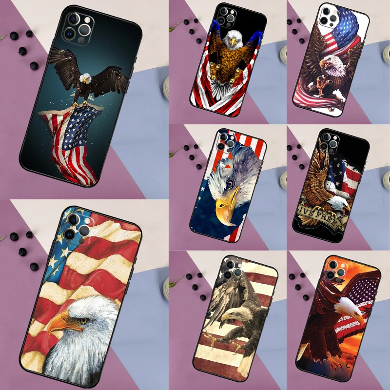 حافظة نسر العلم الأمريكي لهاتف Honor Magic 7 Lite 5 6 Pro لهاتف Honor X9a X9b X9c X8a X8b X9 200 400 50 70 90 #1