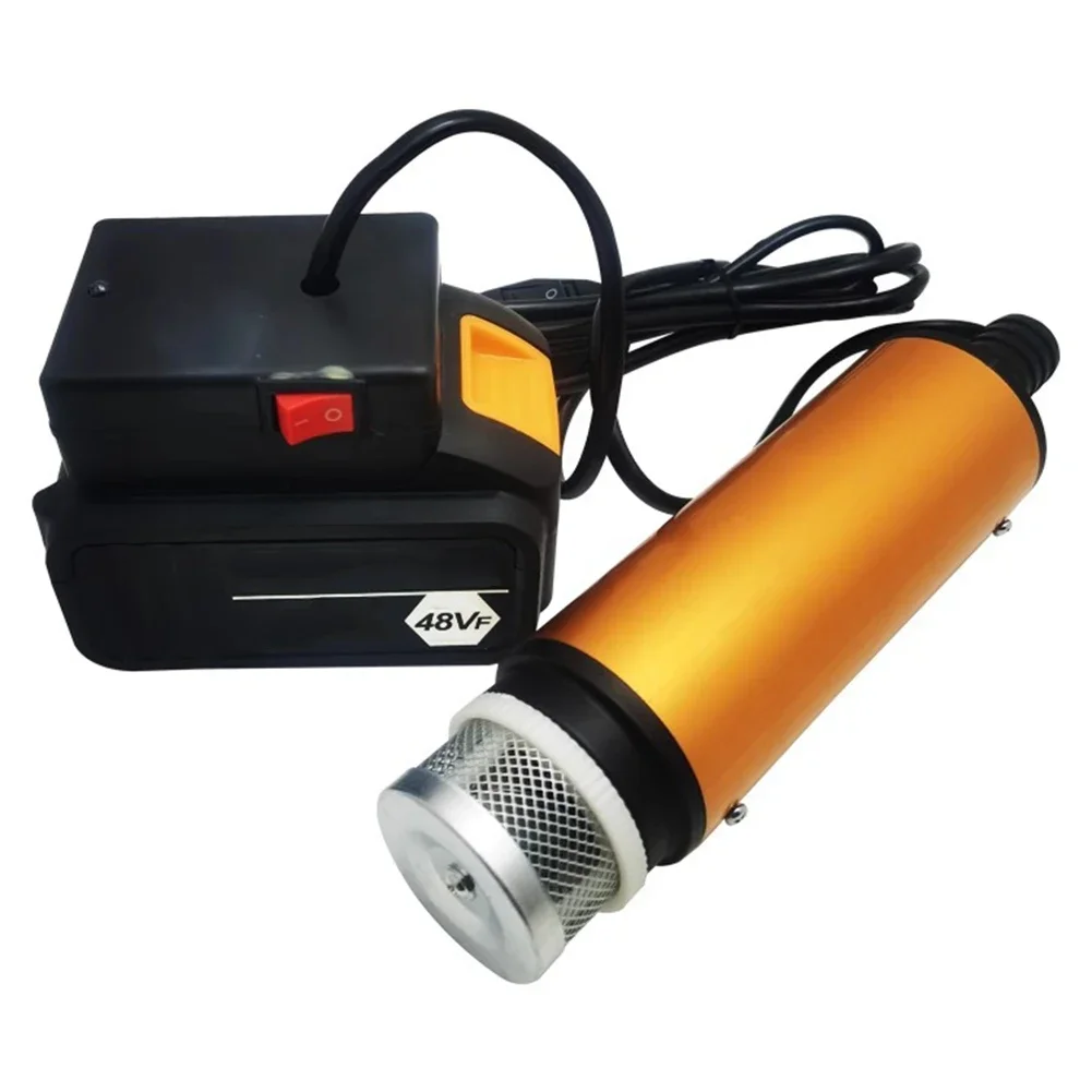 Outdoor Fuel Transfer Lithium Battery Pump 24V Transfer Pump Removable Filter Design Plastic Material 24V 60W Motor