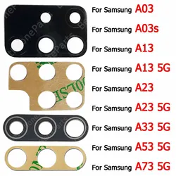 Rear Back Camera Lens Glass For Samsung Galaxy A73 A03 A03s A13 A23 A33 A53 5G Lens Cover Repair Replacement