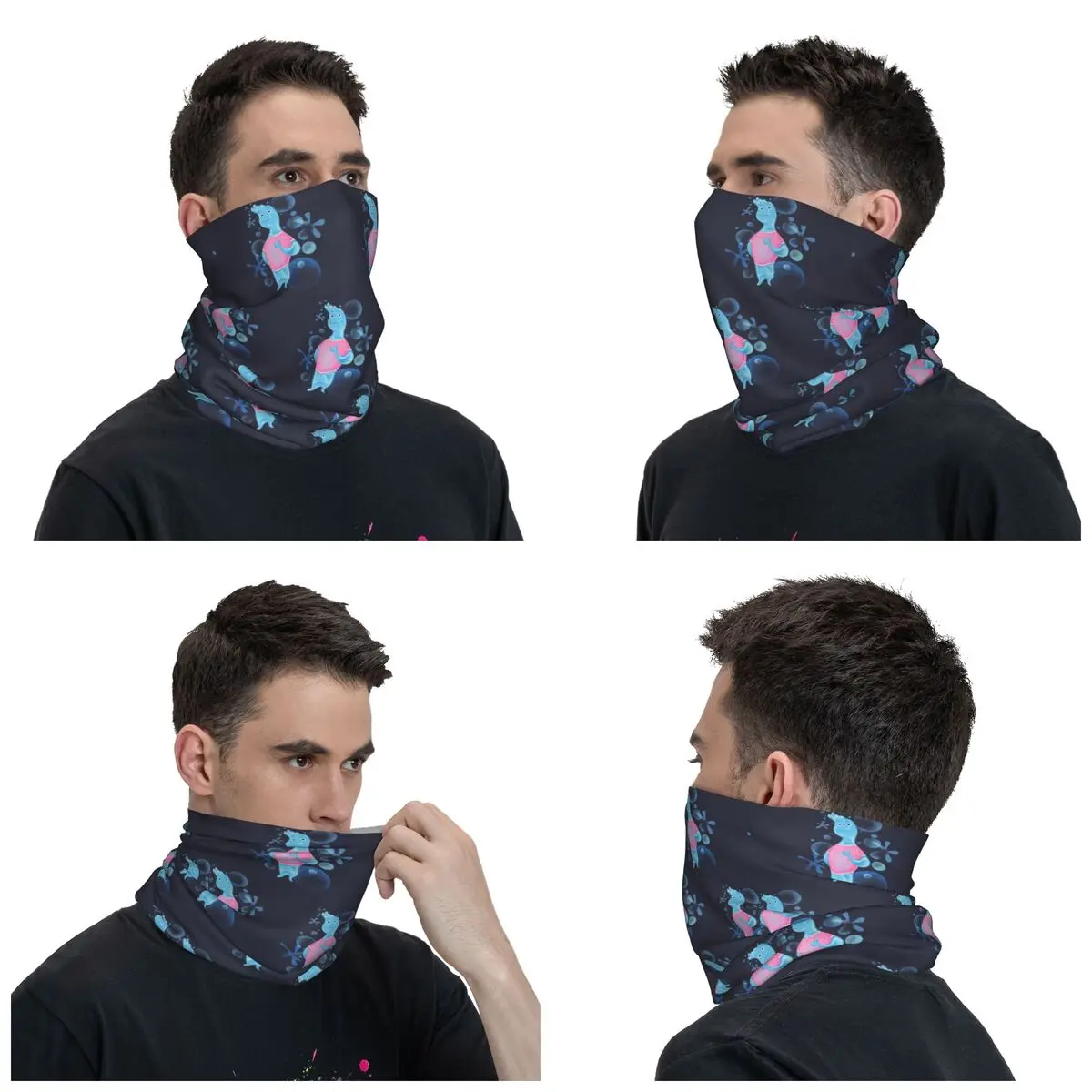 Custom Ember Cinder Lumen Bandana Neck Gaiter Windproof Face Scarf Cover Women Elemental Gale Cumulus Headband Tube Balaclava