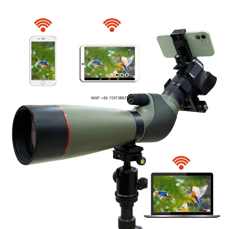 

Portable High Quality FMC Coated 20-60x82ED Zoom Birdwatching Compact Single Tube 20-60x82ED Zoom Telescope BAK4 Prisms for