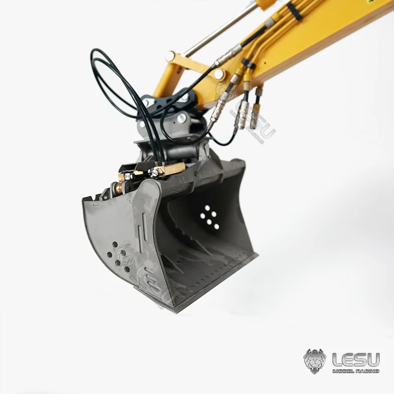 

Metal Hydraulic Tiltable Bucket For Lesu 1/14 Rc Pc360 Ac360 Excavator Model Th17163