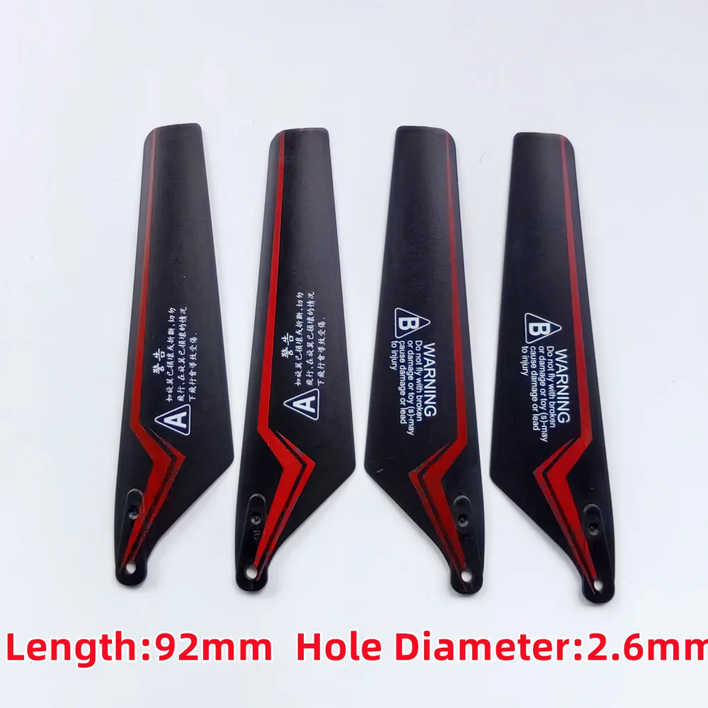 4pcs=2A+2B SYMA S111G S107G S105G S102G S5 S8 Main Props Propellers Blades R/C Helicopter Spare Parts Access