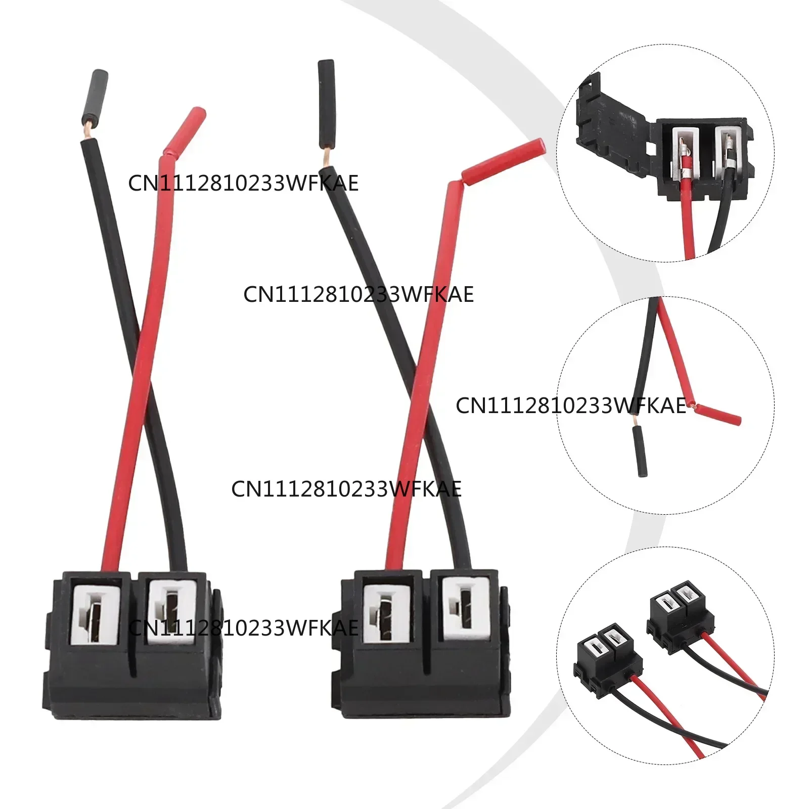 2pcs Harness Sockets Auto Wire Connector Cable Plug For H7 LED Headligh Car H7 Bulb Base Lamp Holder Car Headlight Socket Bulb