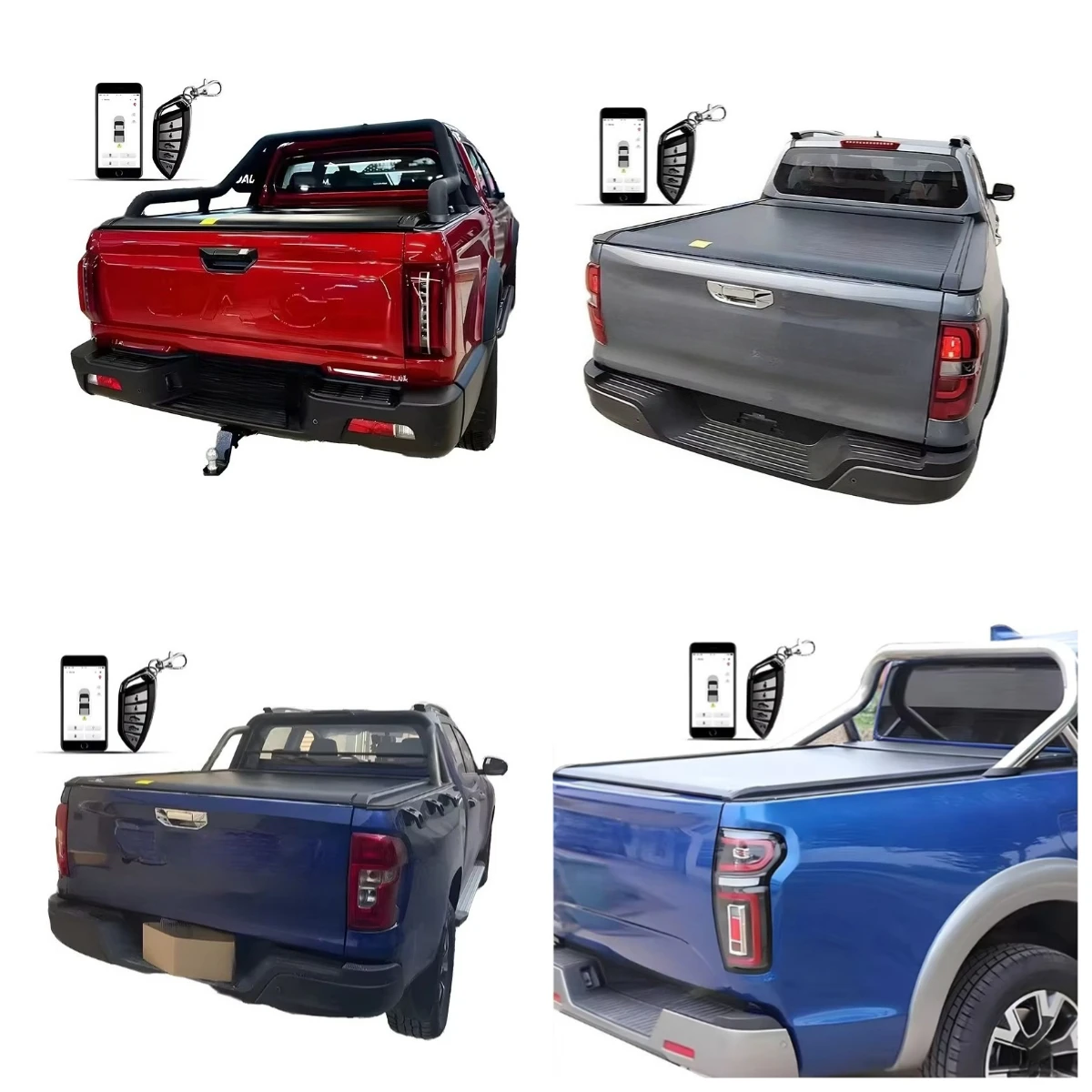 Cubierta Retráctil Eléctrica Enrollable para JMC Vigus 5 7 Work Yuhu 5 7 Baodian Bao Dian