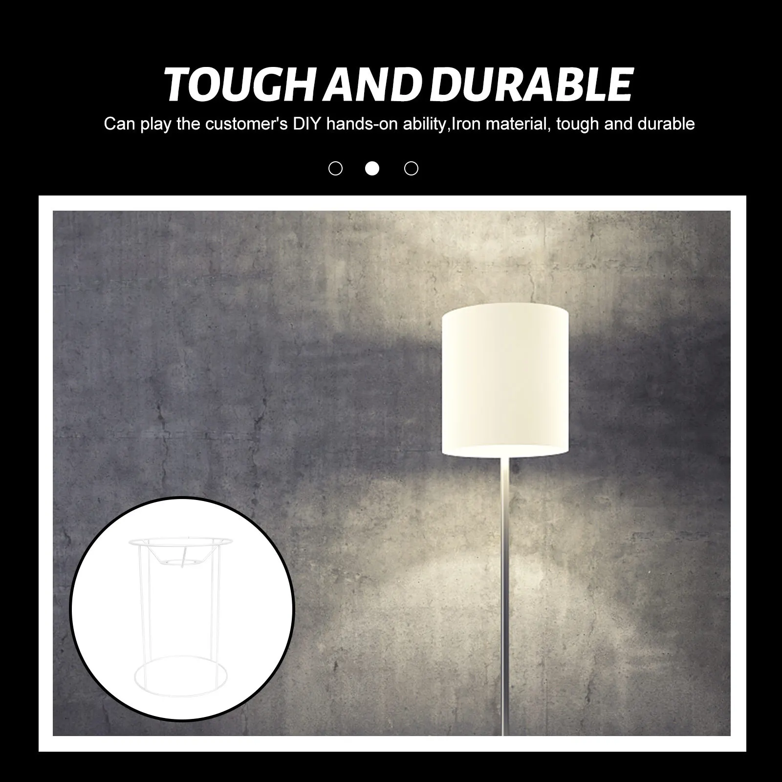 

Lampshade Iron Frame Diy Table Lamp Cover Support For Ceiling Light Decor Lampshade Accessories Frame For Diy Lamp