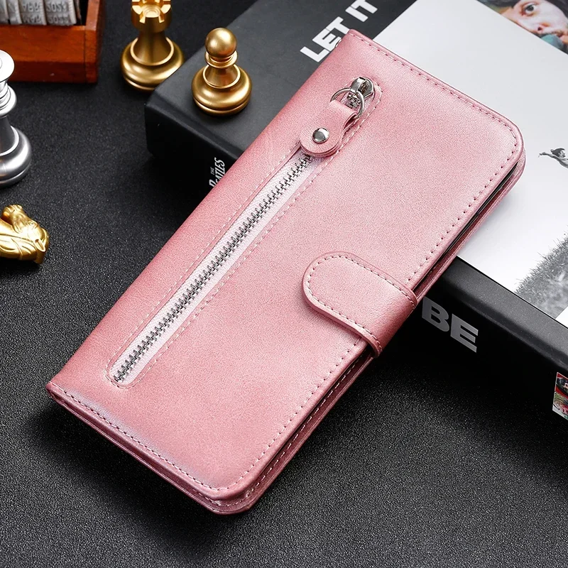 Leather Zipper Flip Wallet Case For Samsung Galaxy M35 A05 A05S A06 A16 A13 A14 A23 A33 A52S A70 A71 A72 A73 M12 M13 Phone Cover