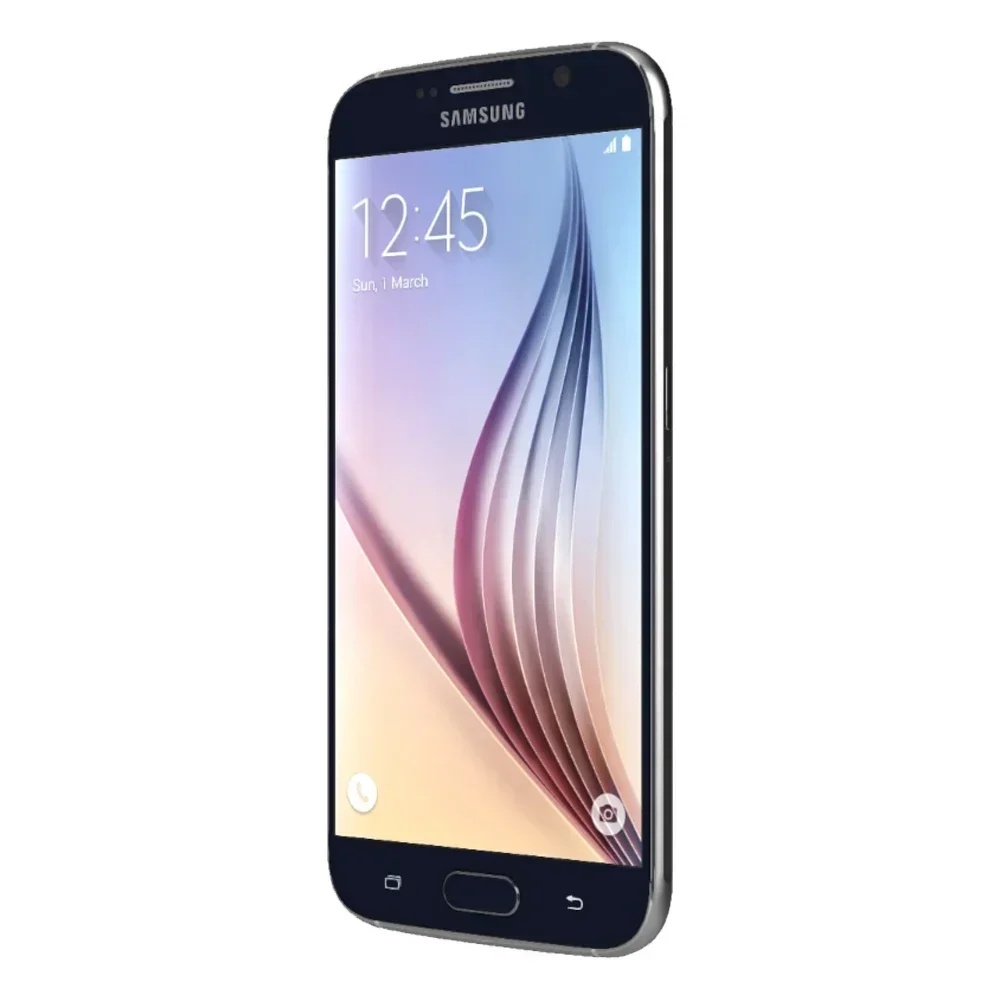 هاتف سامسونج جالاكسي S6 G920F G920V 4G LTE الأصلي بصمة 5.1 بوصة 3 جيجابايت + 32 جيجابايت 16 ميجابكسل + 5 ميجابكسل Exynos 7420 ثماني النواة هاتف ذكي