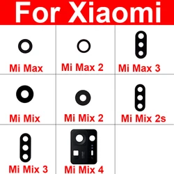 Back Camera Glass Lens For Xiaomi Mi Max 2 3 Mi Mix 2 2s 3 4 Rear Camera Glass Lens with Adhesive Sticker Replacement Parts