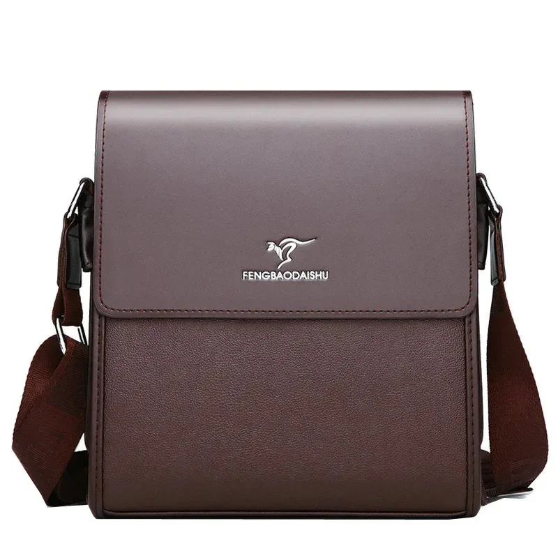 

Модная мужская сумка через плечо большой вместимости, деловой повседневный рюкзак через плечо из полиэстера