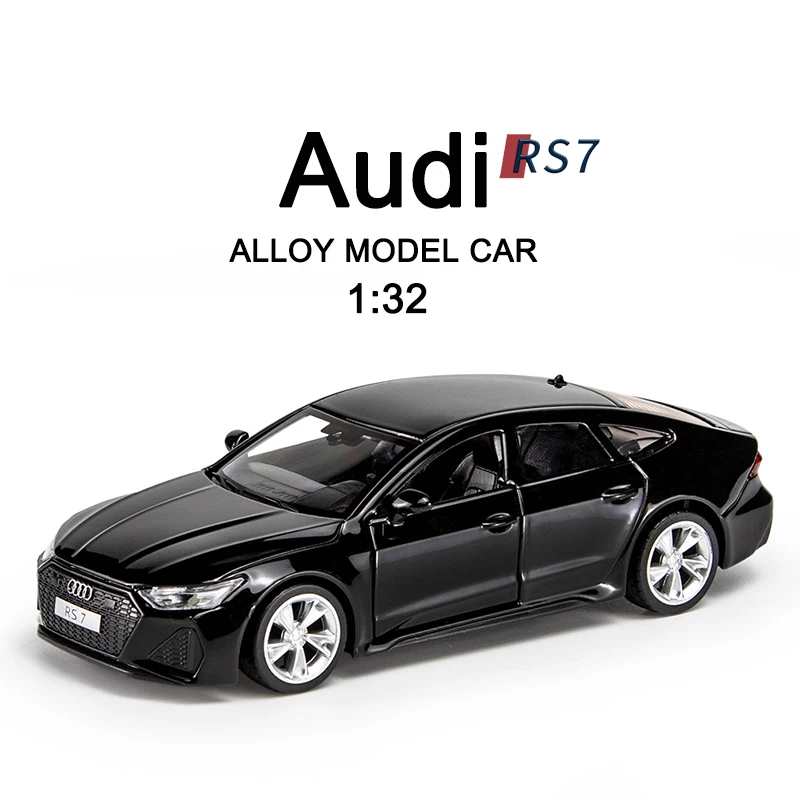 

1:32 Miniature Audi RS7 Diecast Alloy Model Sport car Decoration for Children Birthday's Gifts Metal Vehicle Kids Toys Boys F164