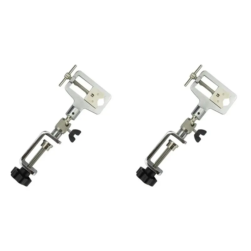 DT19-2X Practice Clamp Tool Metal Alloy Adjustable Locksmith Tool Softcover Type Practice Lock Vise Clamp