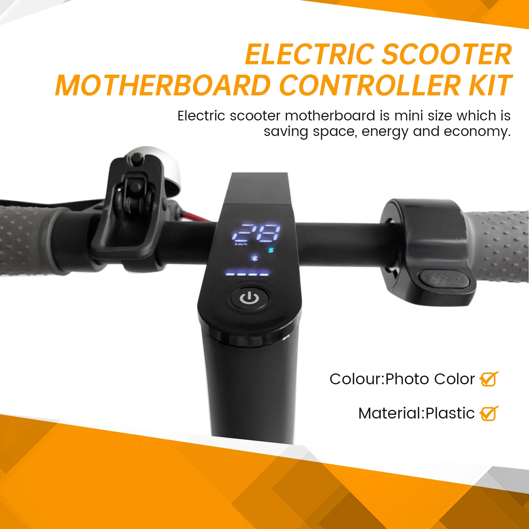 ABJS Electric Scooter Motherboard Controller Power Supply BT Digital Display Accelerator Front Light for M365 PRO Part