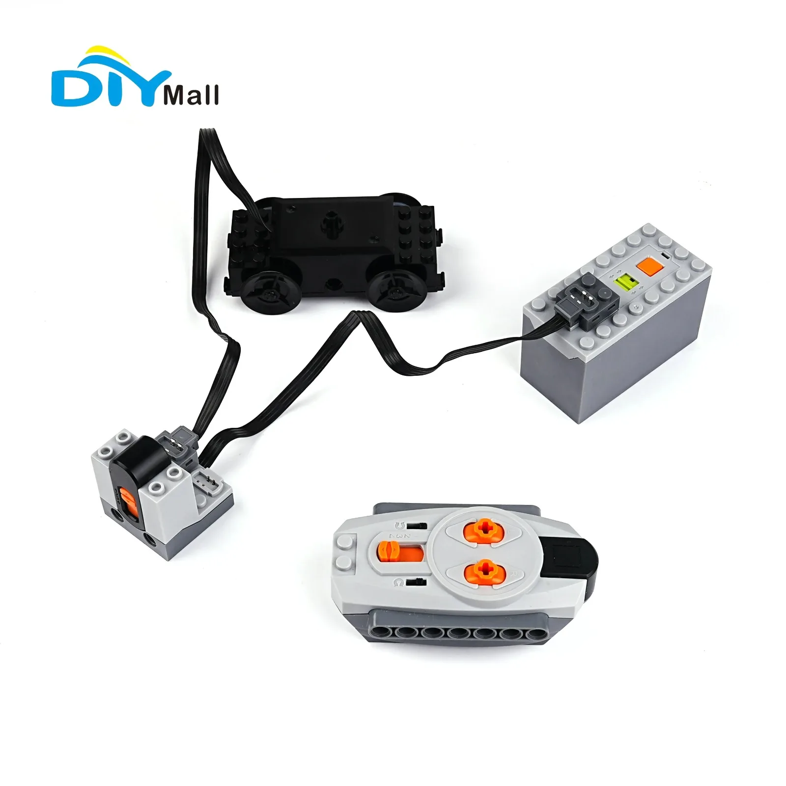 

MOC 88002 Power Functions Train Motor Kit with IR Remote Control Compatible with Popular Building Block Models