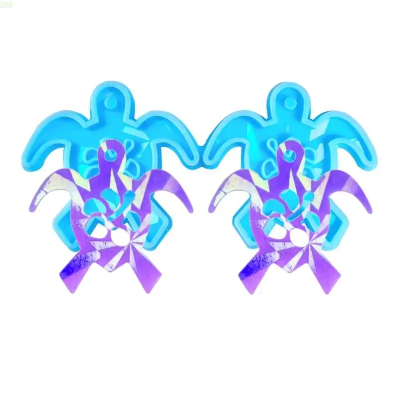 Crystal Drop Earrings Creating Silicone Pendant Mold for DIY Lovers NM