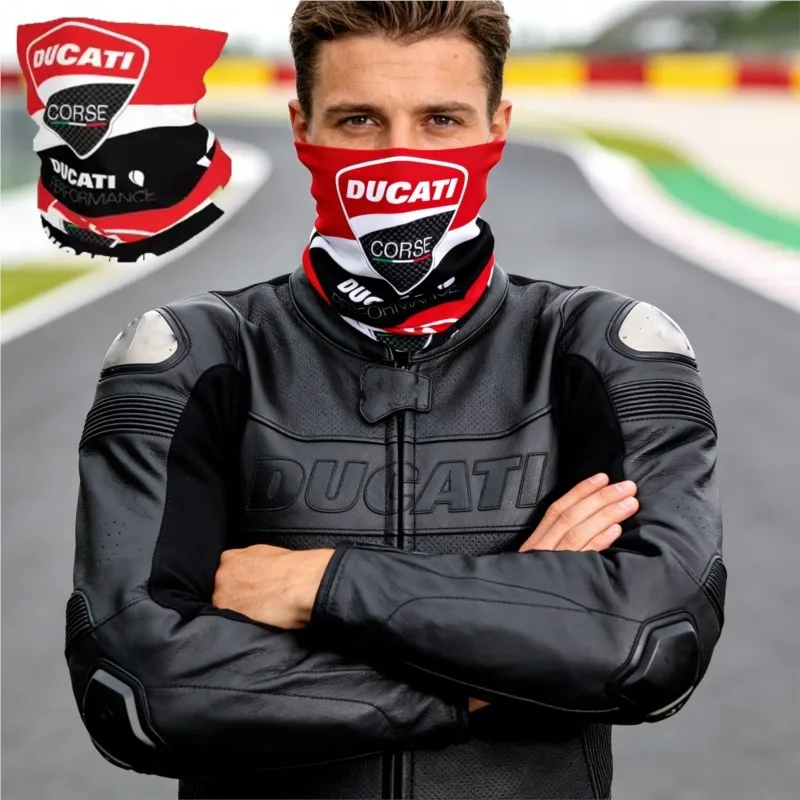 Nueva máscara de moda para motocicleta Ducati, bufanda, cubre cuello, máscara facial para motociclismo, para hombres y mujeres, máscara a prueba de viento para Ducati Monster