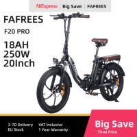 FAFREES F20 Pro Electric Bike 20 Inch Folding Frame 250W E-bike 7-Speed Gears With Removable 36V 18AH Lithium Battery Bicycle