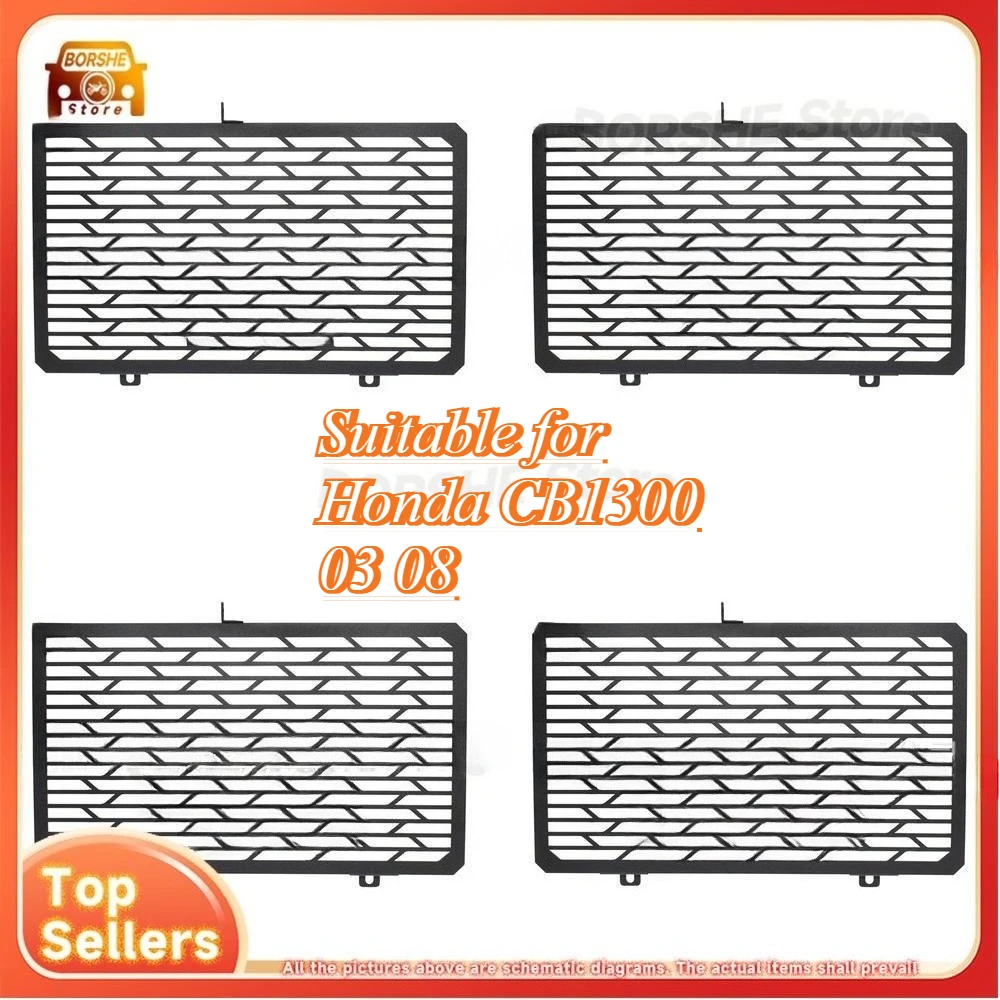 

Suitable for Honda CB1300 03 08 Motorcycle Radiator Guard Coolant Tank Mesh Protection Cover
