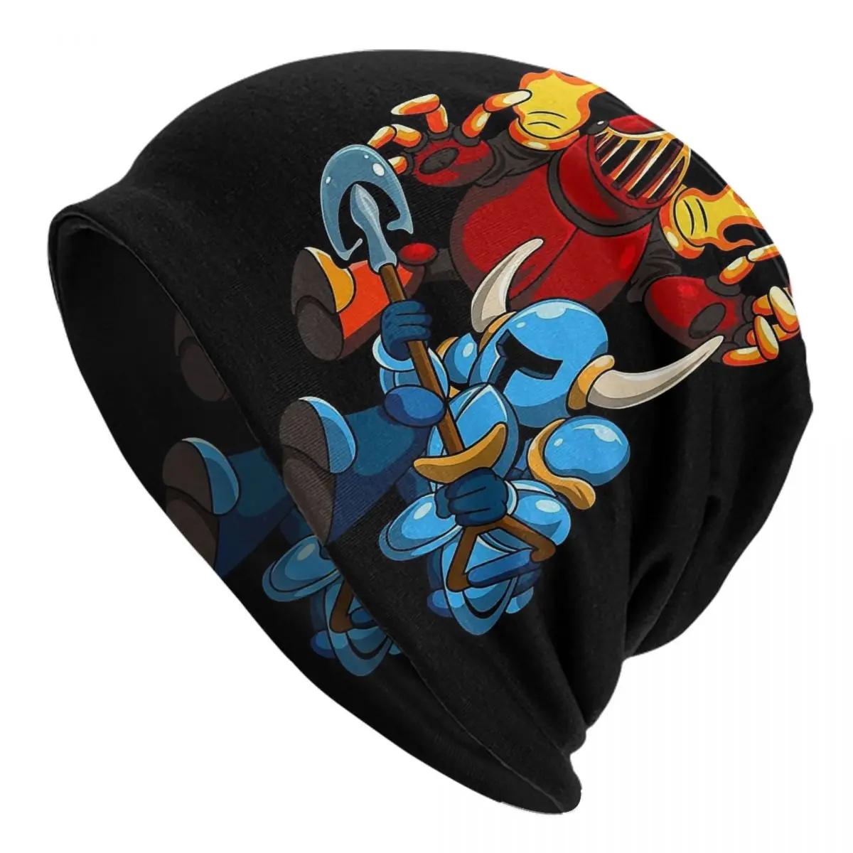 Shovel Knight Autumn Spring Hats Shovel & Mole Thin Hat Bonnet Special Skullies Beanies Caps Men Women's Earmuffs