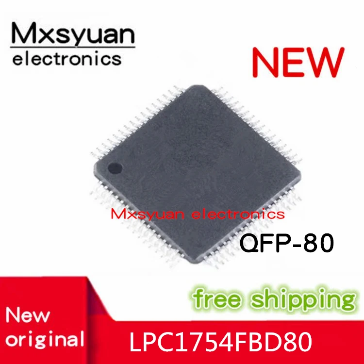 5~20pcs/lot LPC1754FBD80 LPC1754FBD LPC1754 LQFP80 New