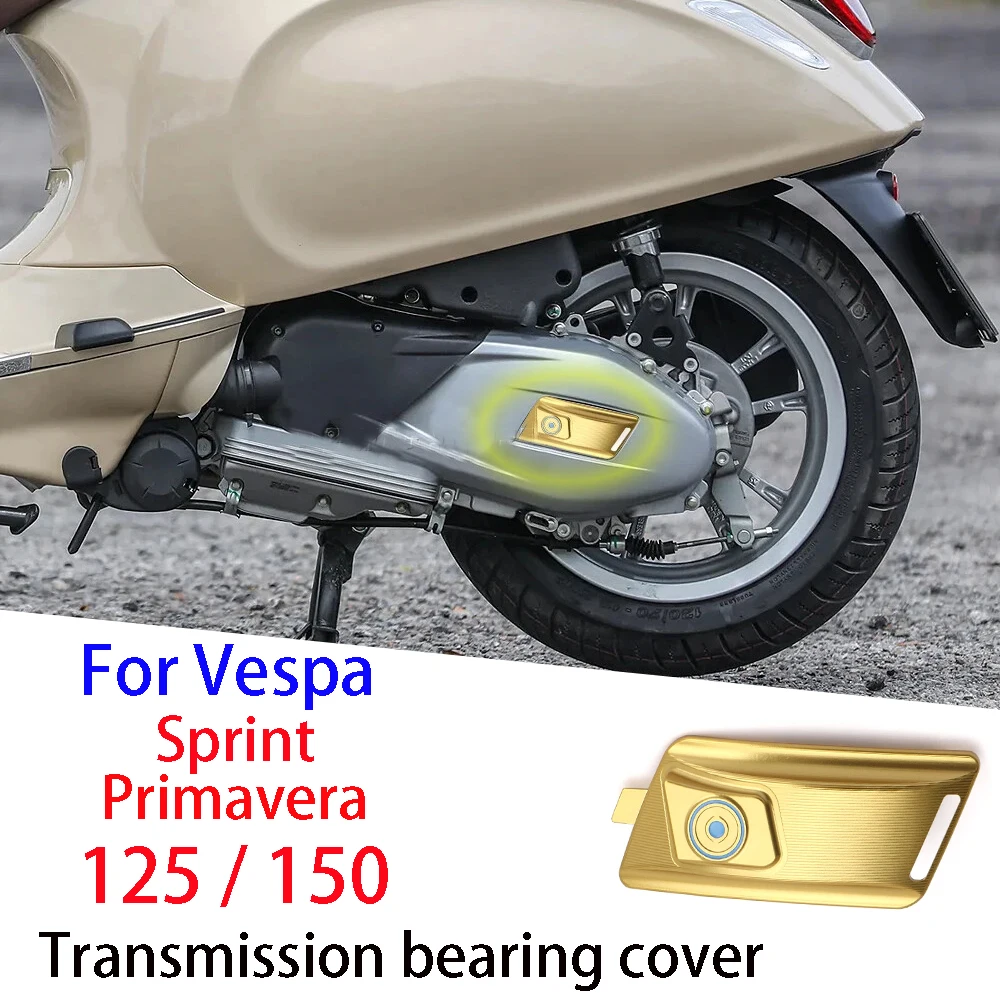 

For Vespa Primavera 150 125 Sprint 150 125 Motorcycle modification accessories Side Cap Transmission Cover Protection Decoration