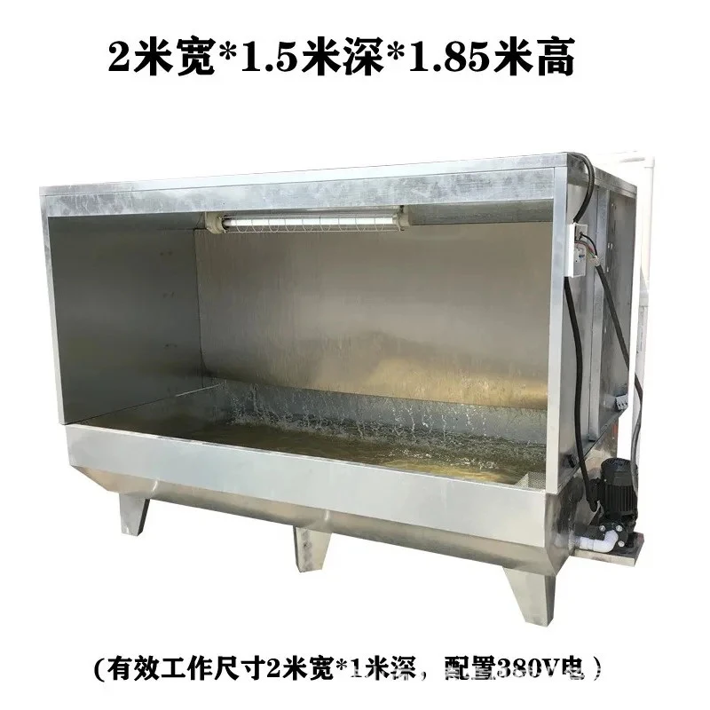 

Curtain Spray Booth – Wet Paint Mist Filtration, Eco & Energy Saving, Furniture / Auto / Hardware Painting Workshops
