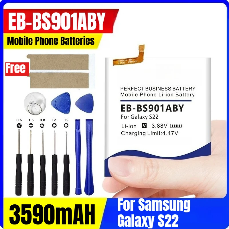 

EB-BS901ABY 3590mAH Mobile Phone Batteries for Samsung Galaxy S22