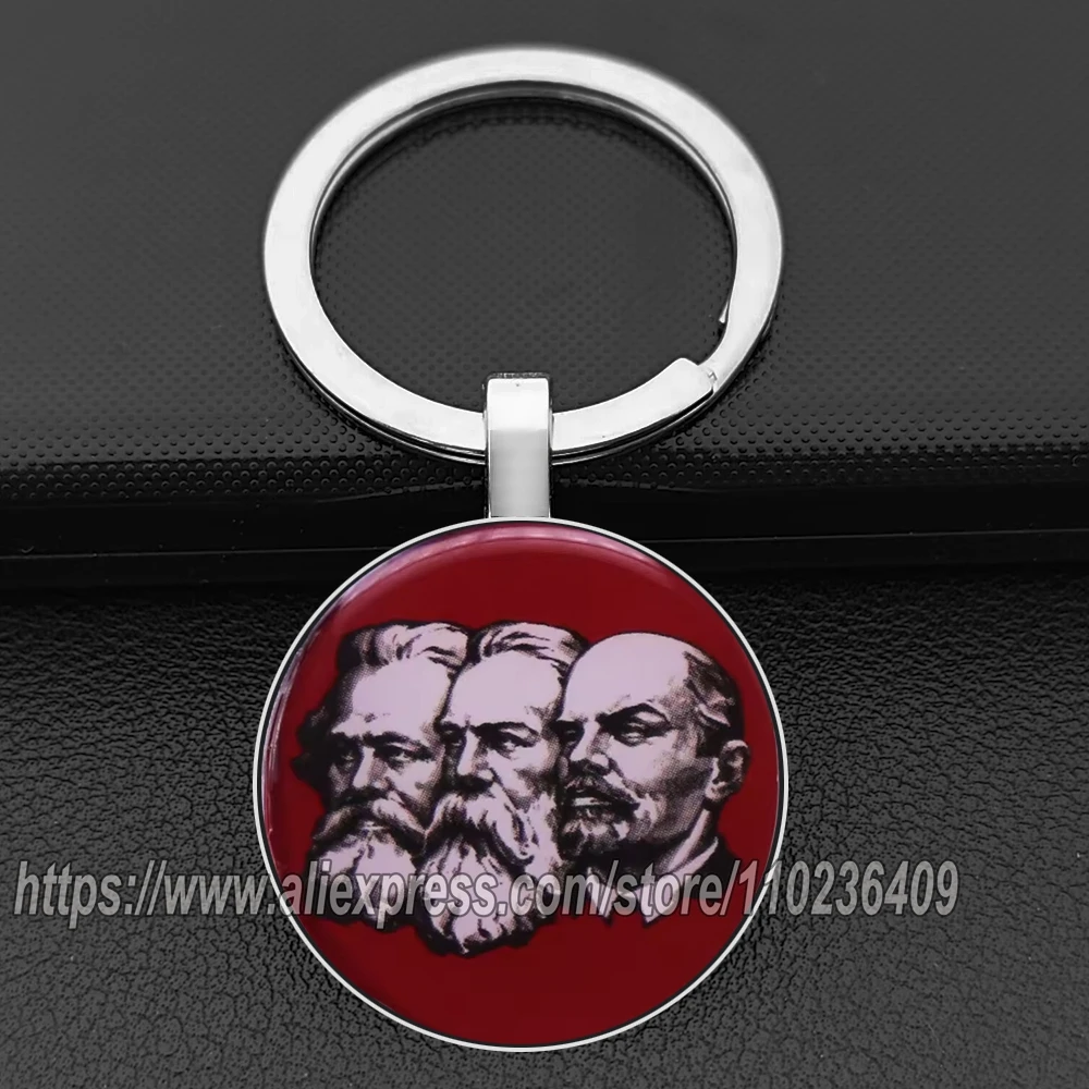 Marx Engels und Lenin Schlüsselanhänger, sozialistischer kommunistischer Schlüsselanhänger, sowjetisches Geschenk der UdSSR