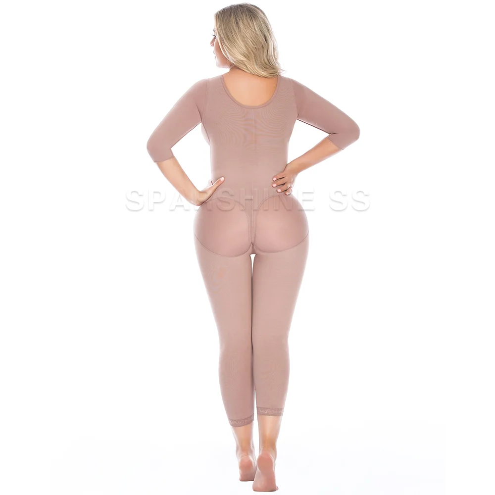 Body Shaper Faja Original Colombian Girdles for Women Postpartum Slimming Shapewear with Bra Side Zipper High Compression Corset