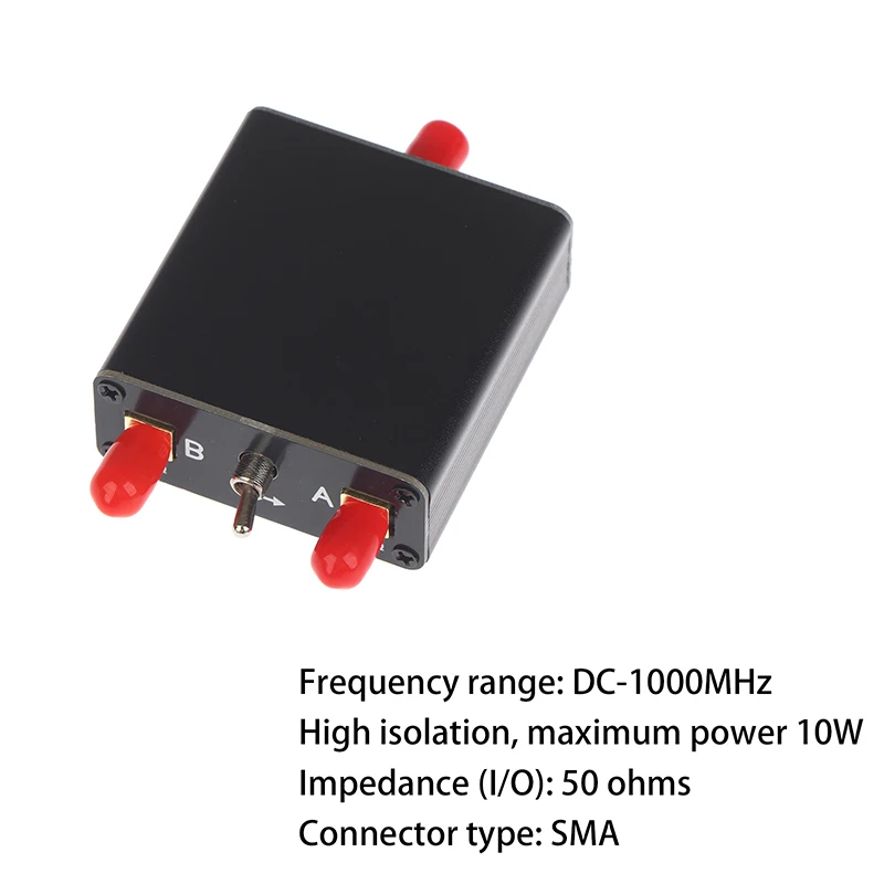 Portable 10W High Frequency RF Manual Antenna Switch SMA Radio Transceiver Switch