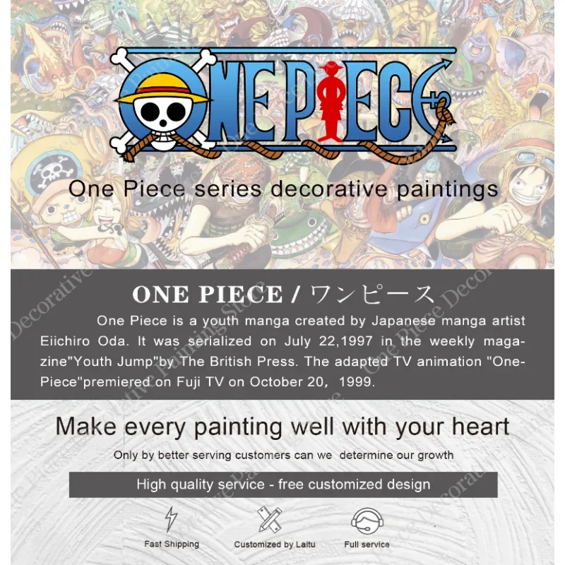 One Piece Anime Poster Nami  Oil Painting Bedroom Decoration Decoration Painting Gaming Room Living Room Decoration Painting