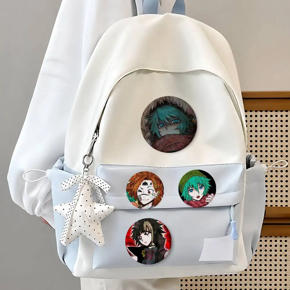 Your T-Turn- T-o D-Die Cute Cool Round Pin Badge Set For Anime Game Music Cartoon Fans Backpack Denim Jacket Hat Decoration