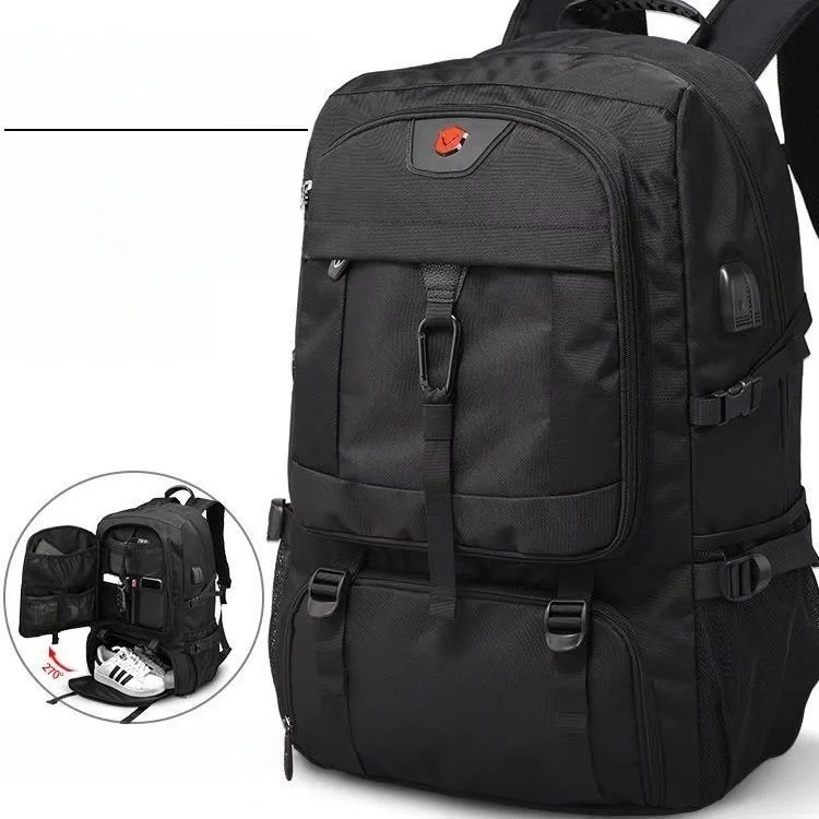 large-capacity-men's-backpacking-shoulder-bag-for-traveling-camping-with-shoe-compartment-boarding-allowed-casual-simple-style