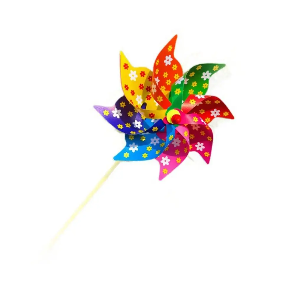 

Набор из 10 шт. разноцветных ветряных мельниц-арок для коридора с тросами, стальной проволокой и 4 лепестками, ручная работа, 24 см