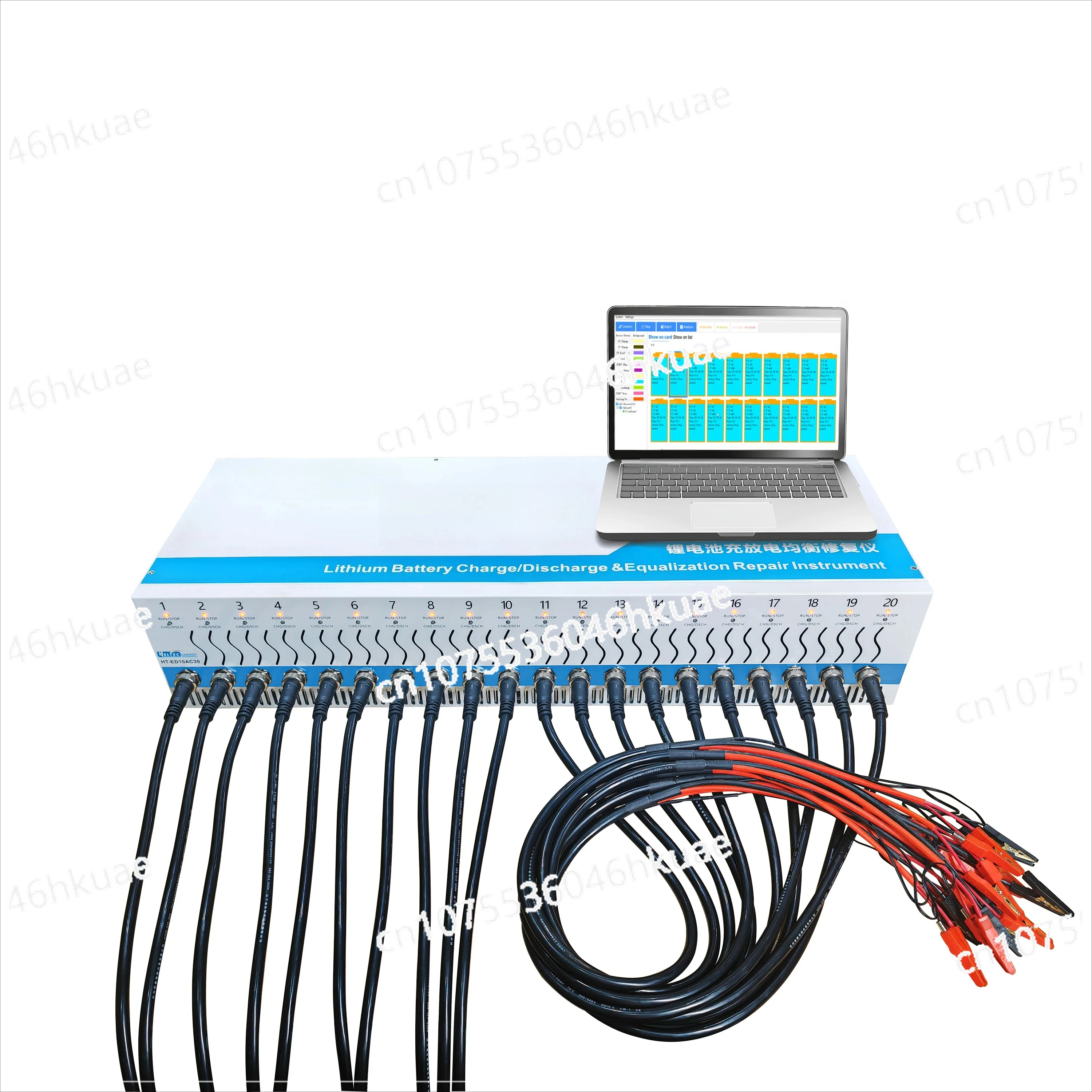 Suitable for Lithium Iron Phosphate, Lithium Battery 1-20S 10A-50A Battery Capacity Tester,