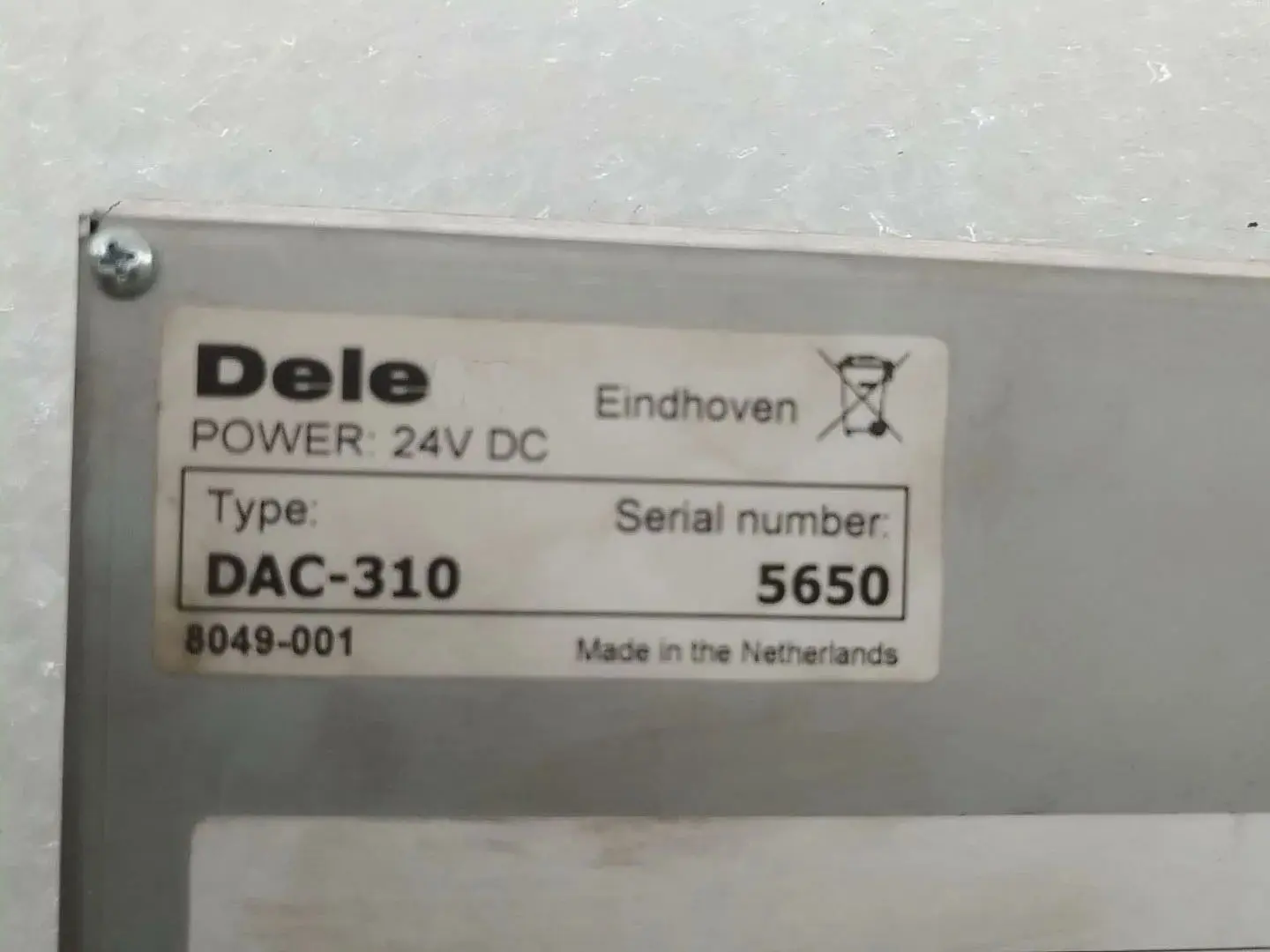 Delem DAC-310용 DAC-310 HMI 화면