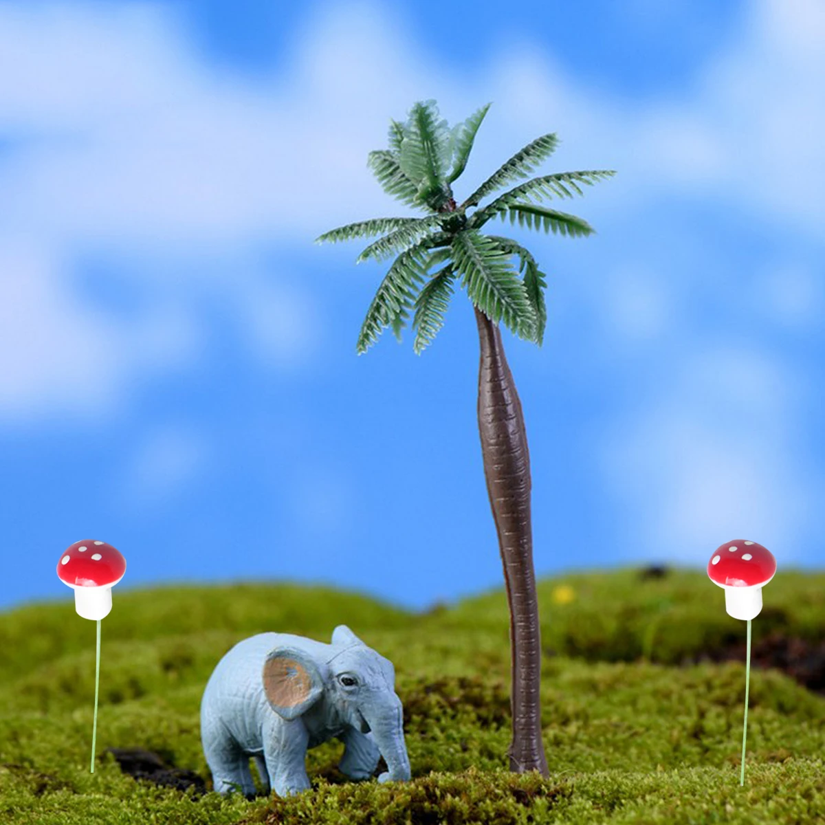 

20pcs Simulated Mushroom Creative Micro Landscape Adornment Premium Resin Miniature Plant Decor For Moss Succulent Bonsai Fairy