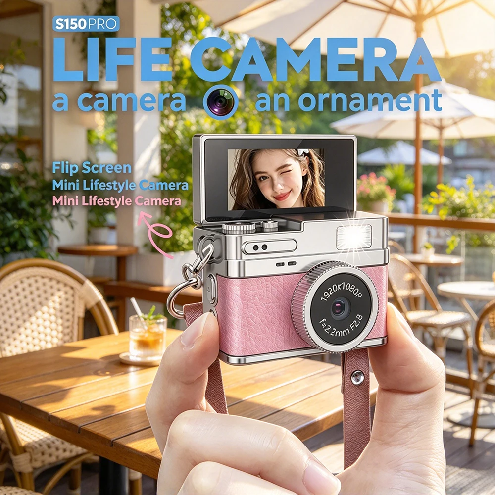 Photography Lighting For Beginners - 휴대용 소형 디지털 카메라, 0.96인치 화면,