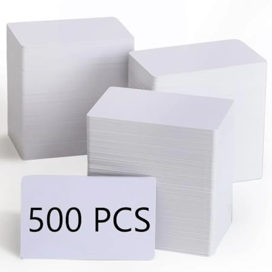 500 Pack Blank Whit…