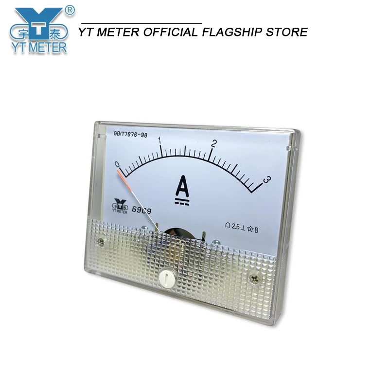 Amperímetro analógico 69c9 4-20ma, 10a, 20a, 30a, 50hz, medidor de abertura, 100%, 64x80mm