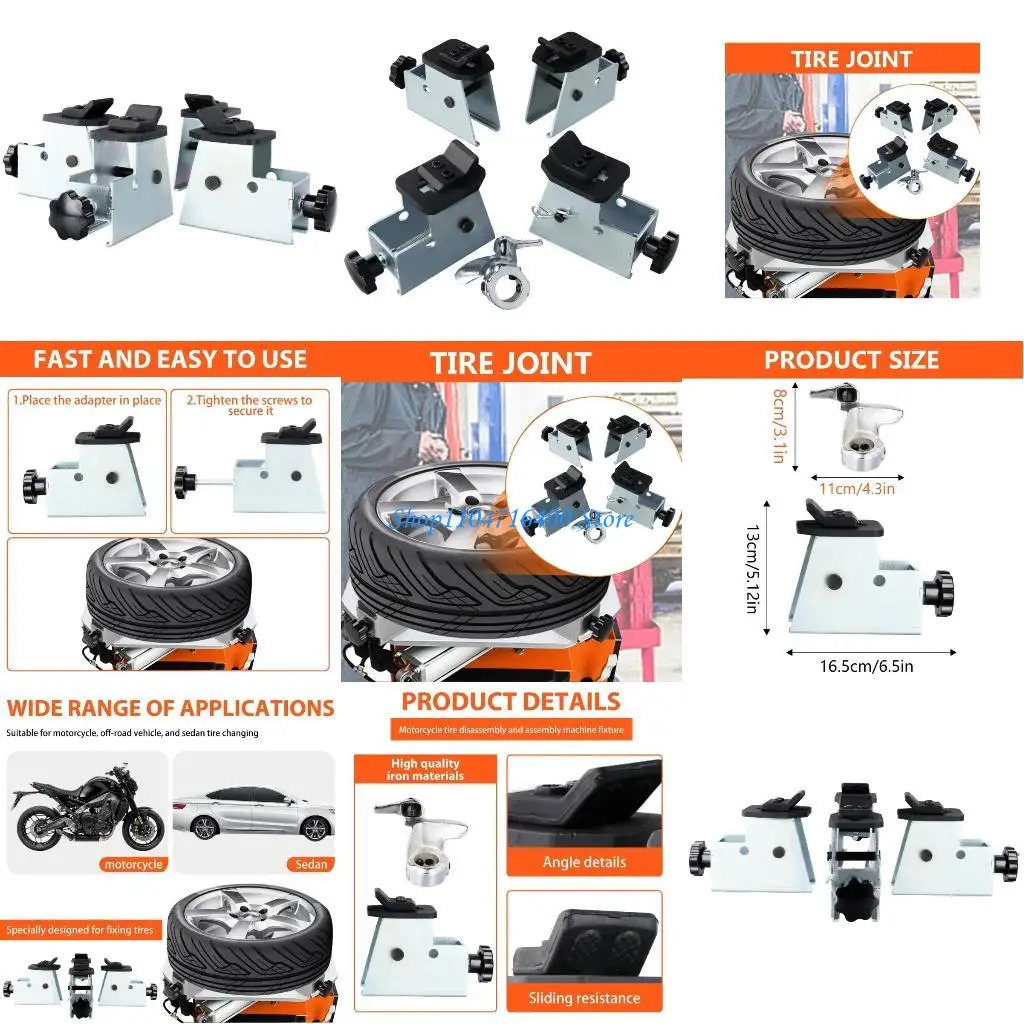 

y1gd аксессуар для машины для сгребания шин, вспомогательный инструмент, зажимы для мотоциклов, для шин электромобиля, челюсть