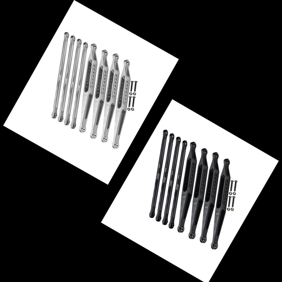 GPM LOSI 1/8 LMT eje sólido LOS04022 para juego de barra de enlace superior e inferior de aluminio 7075