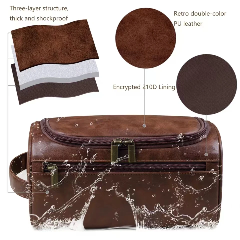 กระเป๋าเครื่องสำอางหนังแบบใหม่ - Men'S Fashion Box บทวิจารณ์และราคา