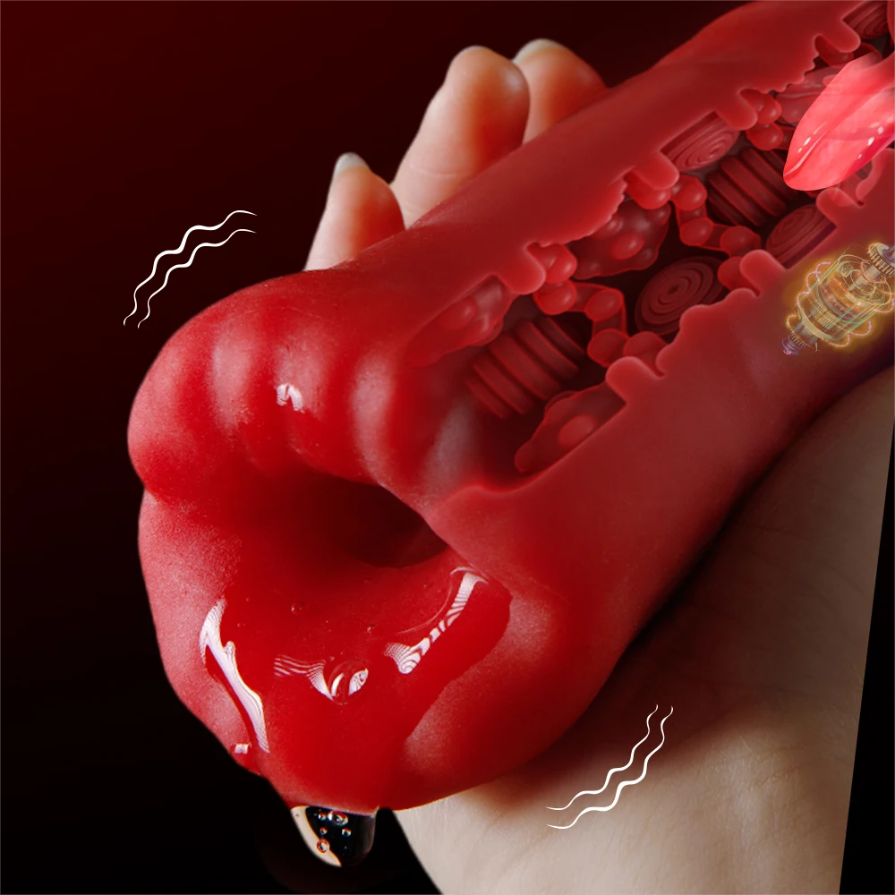 Male Masturbator Automatic Penis Vibration Blowjob Equipment Machine Vagina Masturbation Cup Pussy Sex Toys Adult Goods for Men